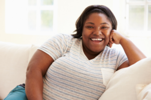 Smiling woman